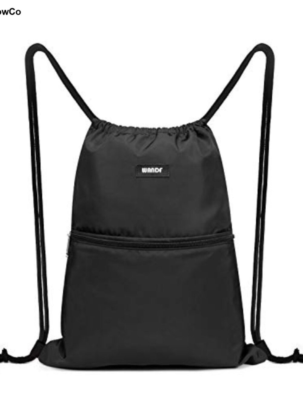 WANDF Drawstring Backpack Lightweight Foldable Gym Sackpack Polyester